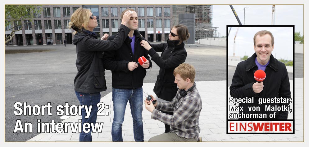 Short story 2: Title: An interview